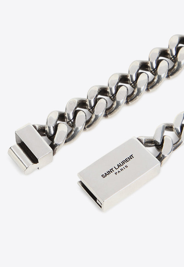 Logo-Engraved Chain Bracelet