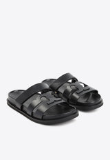 T-Slide Leather Sandals