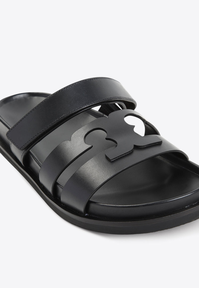 T-Slide Leather Sandals