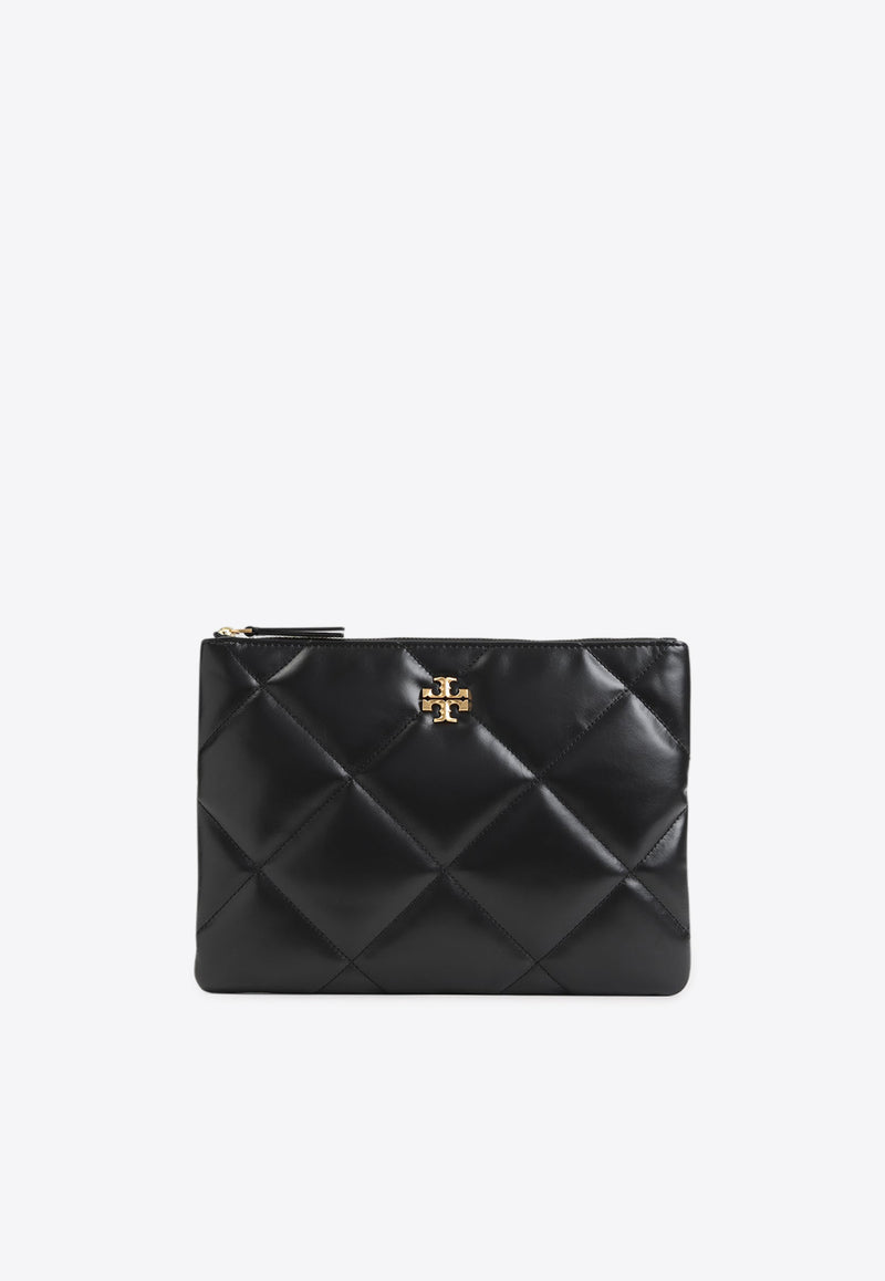 Kira Quilted Leather Pouch Bag