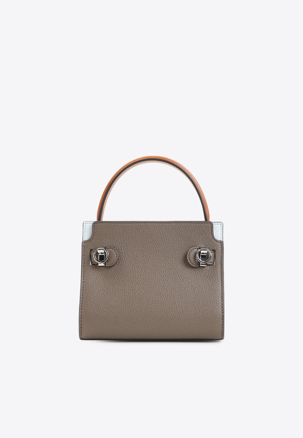 Mini Lee Radziwill Leather Top Handle Bag