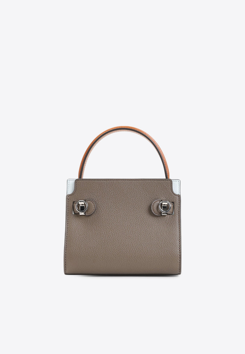 Mini Lee Radziwill Leather Top Handle Bag