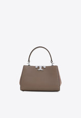 Mini Eleanor Leather Top Handle Bag