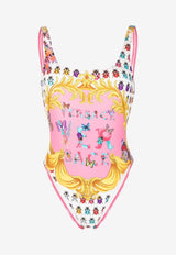 Versace Butterflies One-Piece Swimsuit Multicolor 1001408 1A08562 5X290