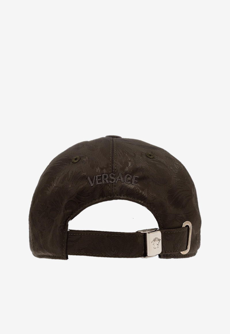 Versace Logo-Embroidered Baseball Cap Brown 1001590 1A08017 2GF40