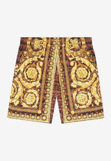 Versace Baroccodile Print Swim Shorts Multicolor 1002517 1A09198 5X330