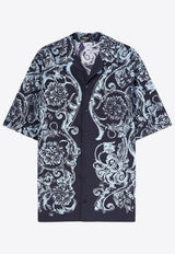 Versace Barocco Stencil Print Shirt 1003926 1A09761 5U970 Multicolor