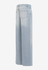 Izey Overdyed Straight-Leg Jeans