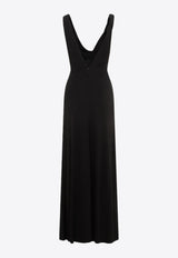 Twist Drape Maxi Dress