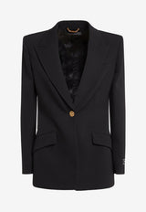 Versace Single-Breasted Medusa Blazer Black 1009095 1A00905 1B000