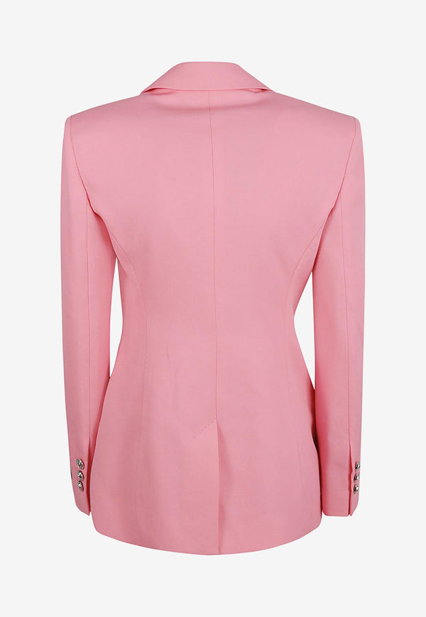 Versace Single-Breasted Medusa Blazer Pink 1009095 1A08585 1PN50