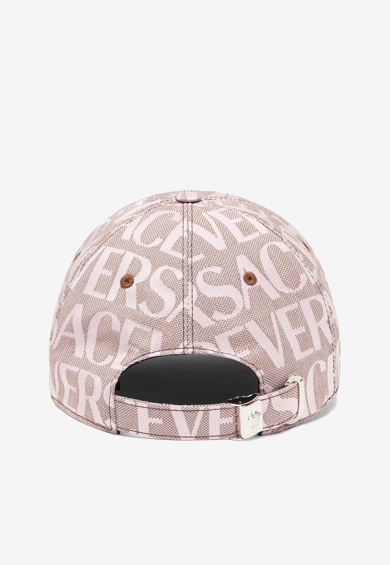 Versace La Medusa Embroidered Baseball Cap Pink 1009910 1A08367 2PL50