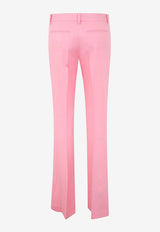 Versace Low-Rise Flared Pants Pink 1010045 1A08585 1PN50