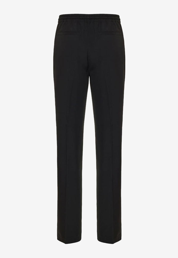 Versace Medusa Pleated Drawstring Pants Black 1010595 1A05276 1B000