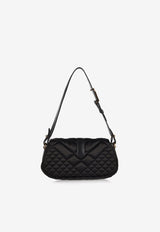 Versace Mini Greca Goddess Quilted Satin Shoulder Bag Black 1010951 1A08808 1B00V