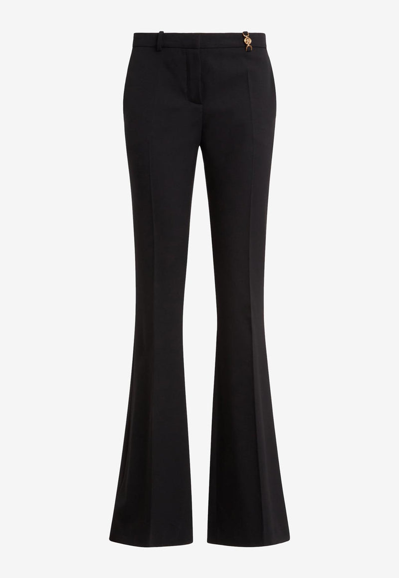 Versace Medusa Flared Tailored Pants Black 1011302 1A00905 1B000