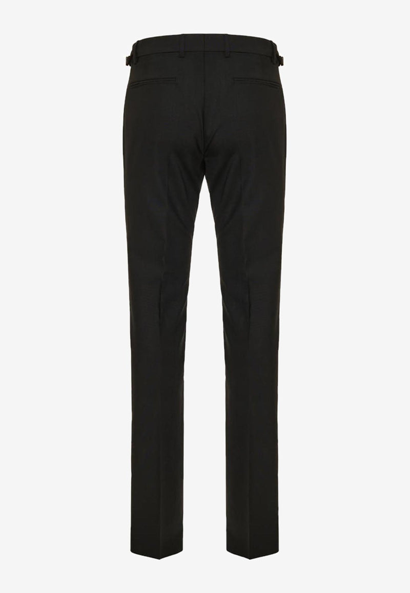 Versace Medusa Tailored Wool Pants Black 1011439 1A07454 1B000