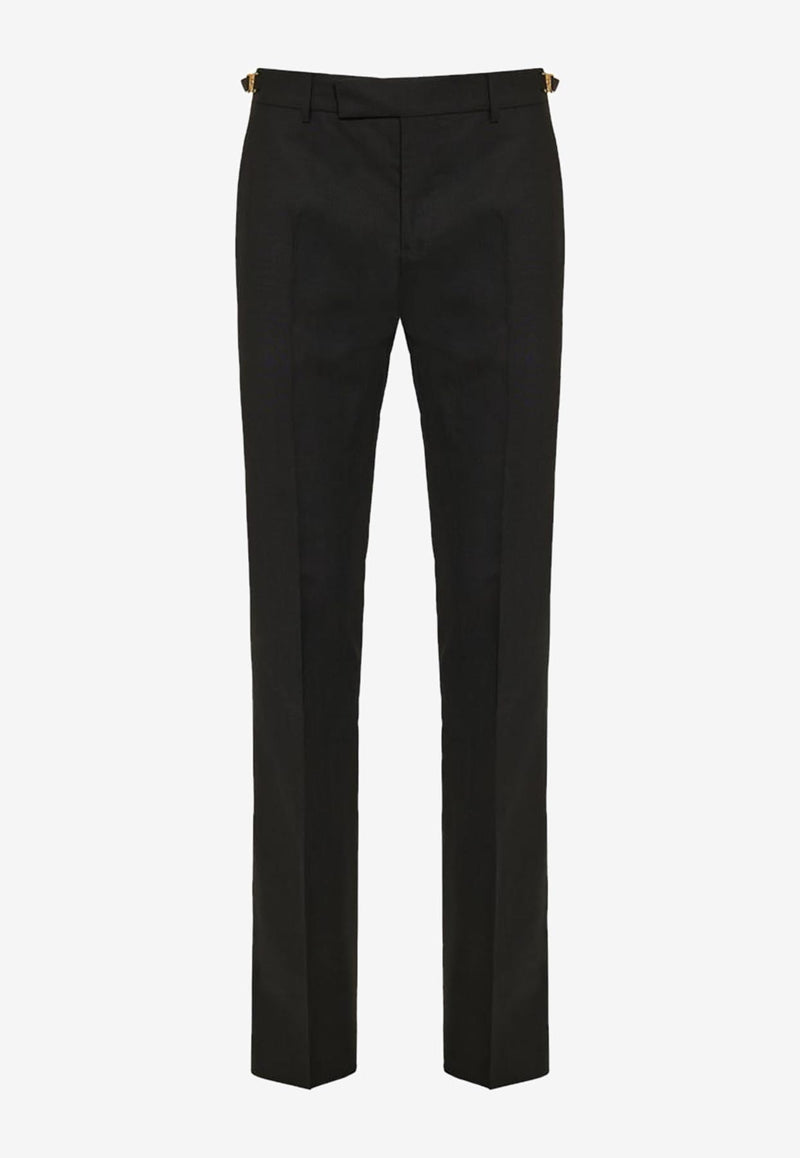 Versace Medusa Tailored Wool Pants Black 1011439 1A07454 1B000