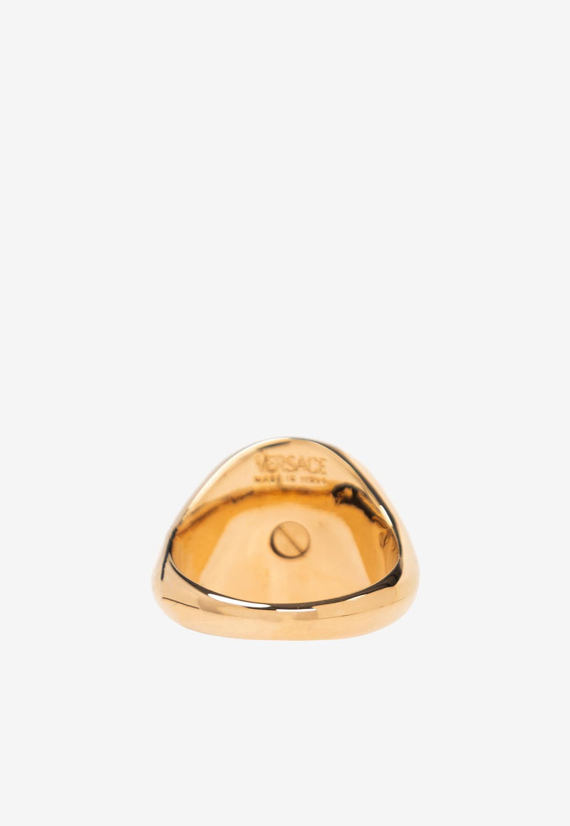 Versace Medusa Biggie Ring 1011600 1A00620 4J080 Gold