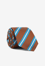 Stripes Pattern Silk Tie