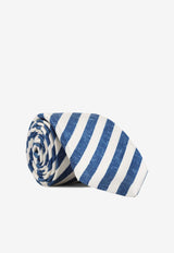 Stripes Pattern Silk Tie