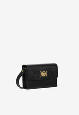 Versace Medusa Biggie Leather Messenger Bag Black 1012886 1A10544 1B00V