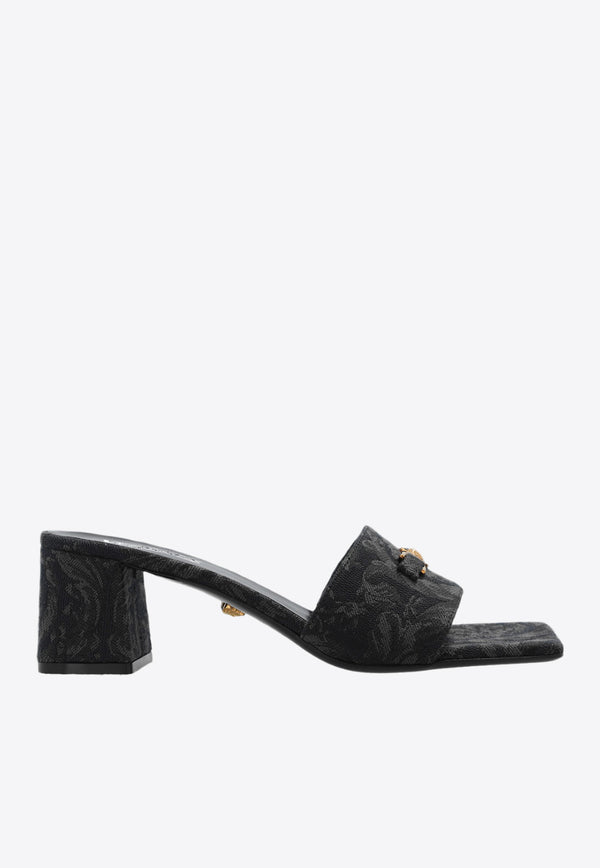 Versace 55 Barocco Medusa
95 Mules 1013004 1A09371 1B00V Black