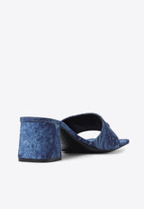 Versace 55 Barocco Medusa
95 Mules 1013004 1A10019 1D06V Blue