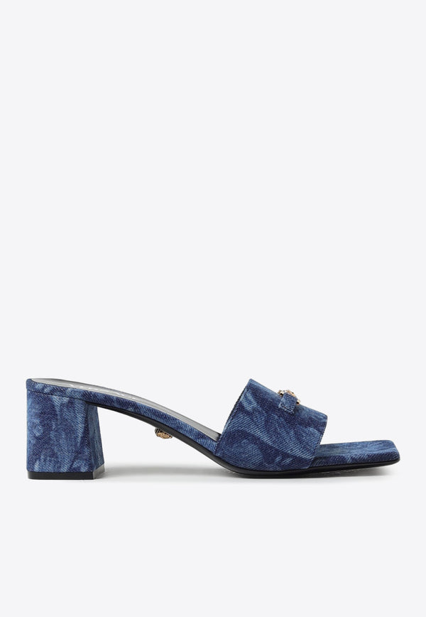 Versace 55 Barocco Medusa
95 Mules 1013004 1A10019 1D06V Blue