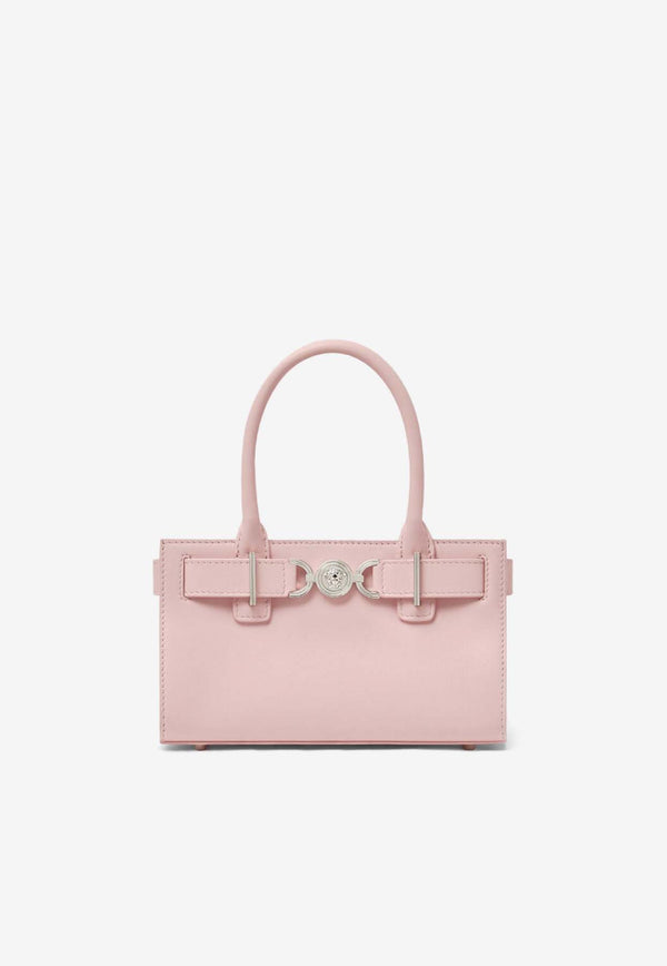 Versace Small Medusa 
95 Calf Leather Top Handle Bag Pink 1013169 1A10795 1PT2P