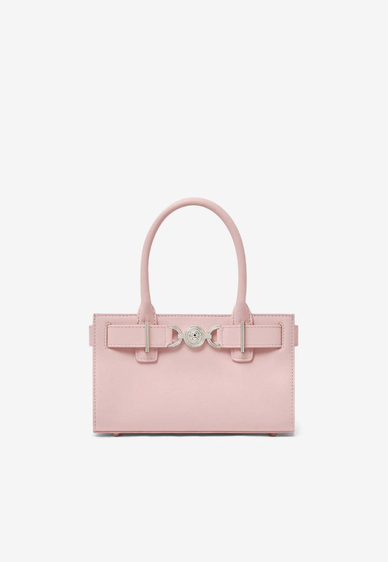 Versace Small Medusa 
95 Calf Leather Top Handle Bag Pink 1013169 1A10795 1PT2P