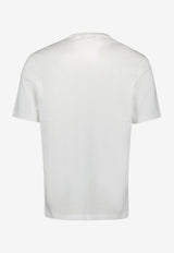 Versace Medusa Milano Embroidered T-shirt White 1013302 1A11054 1W000