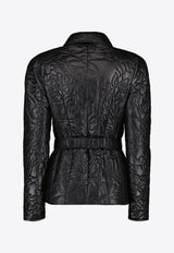 Versace Barocco Quilted Puffer Jacket 1013575 1A10168 1B000 Black