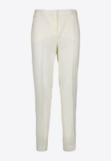 Versace Straight-Leg Tailored Pants 1013639 1A06750 1W010 White