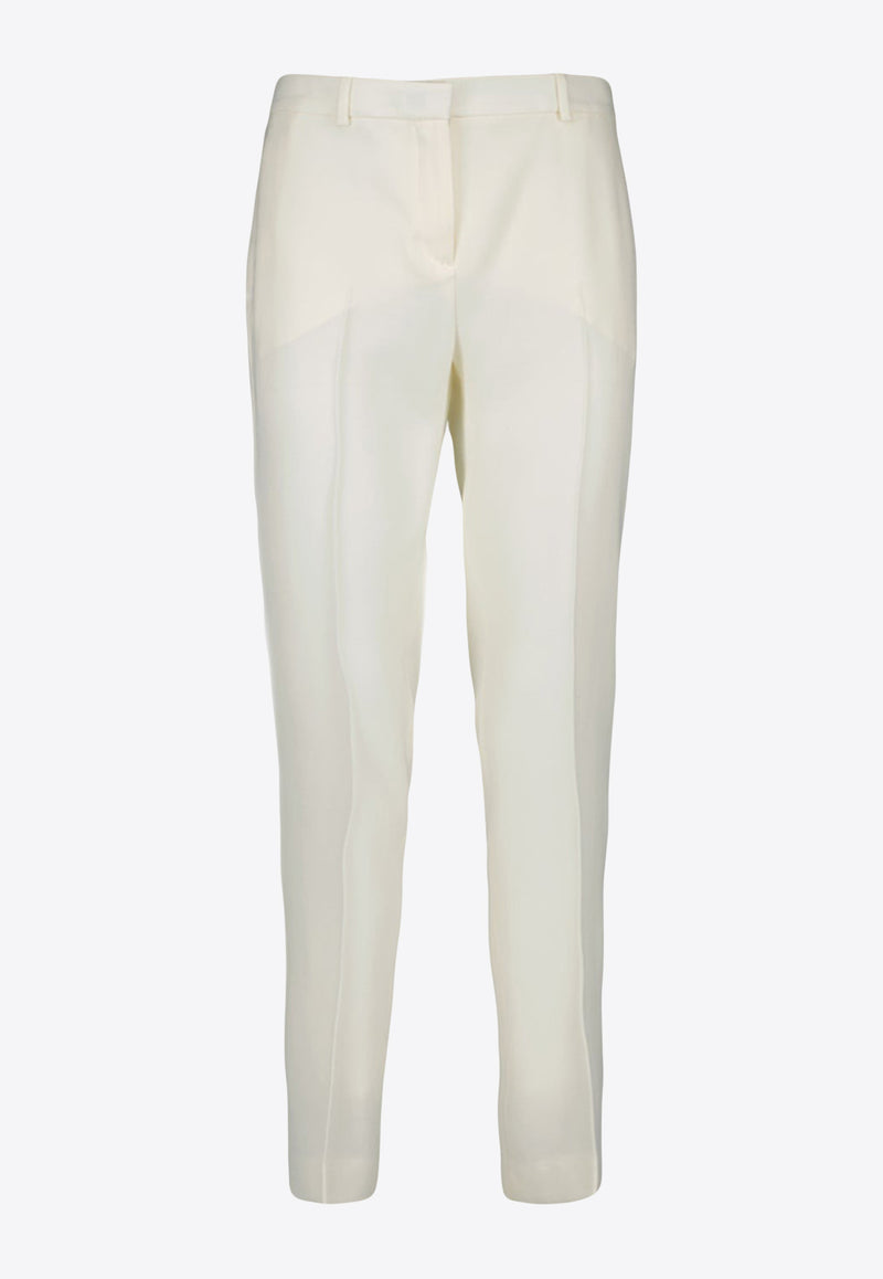 Versace Straight-Leg Tailored Pants 1013639 1A06750 1W010 White