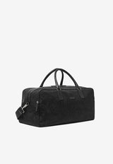 Versace Barocco Jacquard Nylon Duffel Bag Black 1014519 1A08705 1B00E