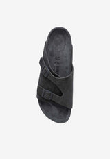 Birkenstock Zurich Suede Slides Gray 1015579SUE/P_BIRKE-AN