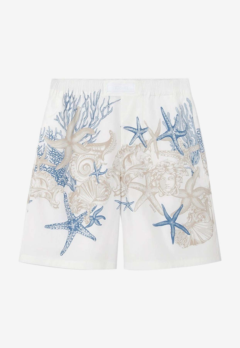 Versace Barocco Sea Print Shorts White 1015924 1A11026 5W630