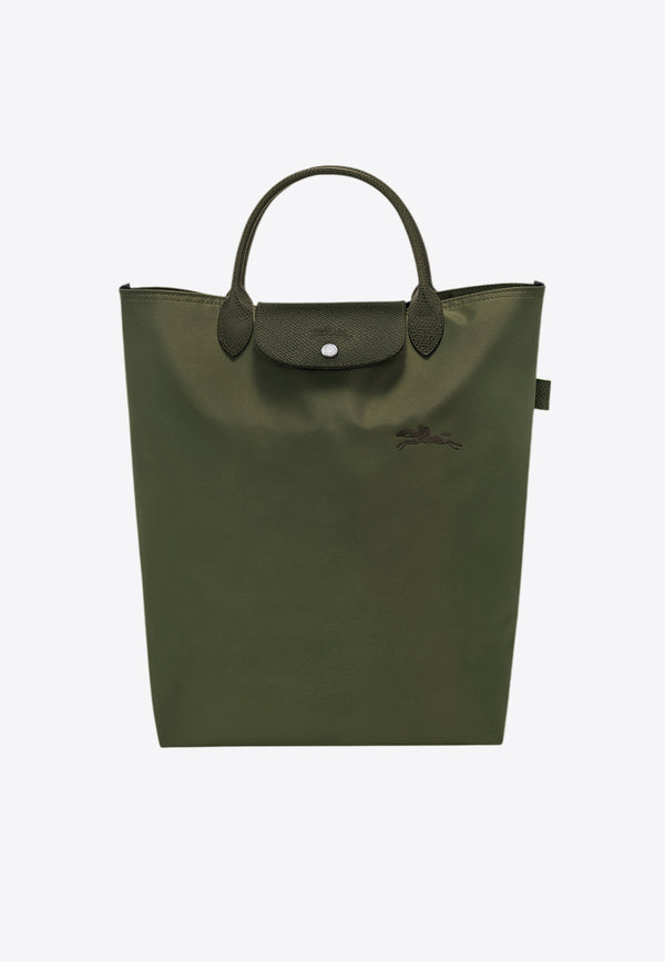 Longchamp Medium Le Pliage Canvas Tote Bag Green 10168919/Q_LONG-479