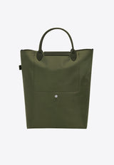 Longchamp Medium Le Pliage Canvas Tote Bag Green 10168919/Q_LONG-479