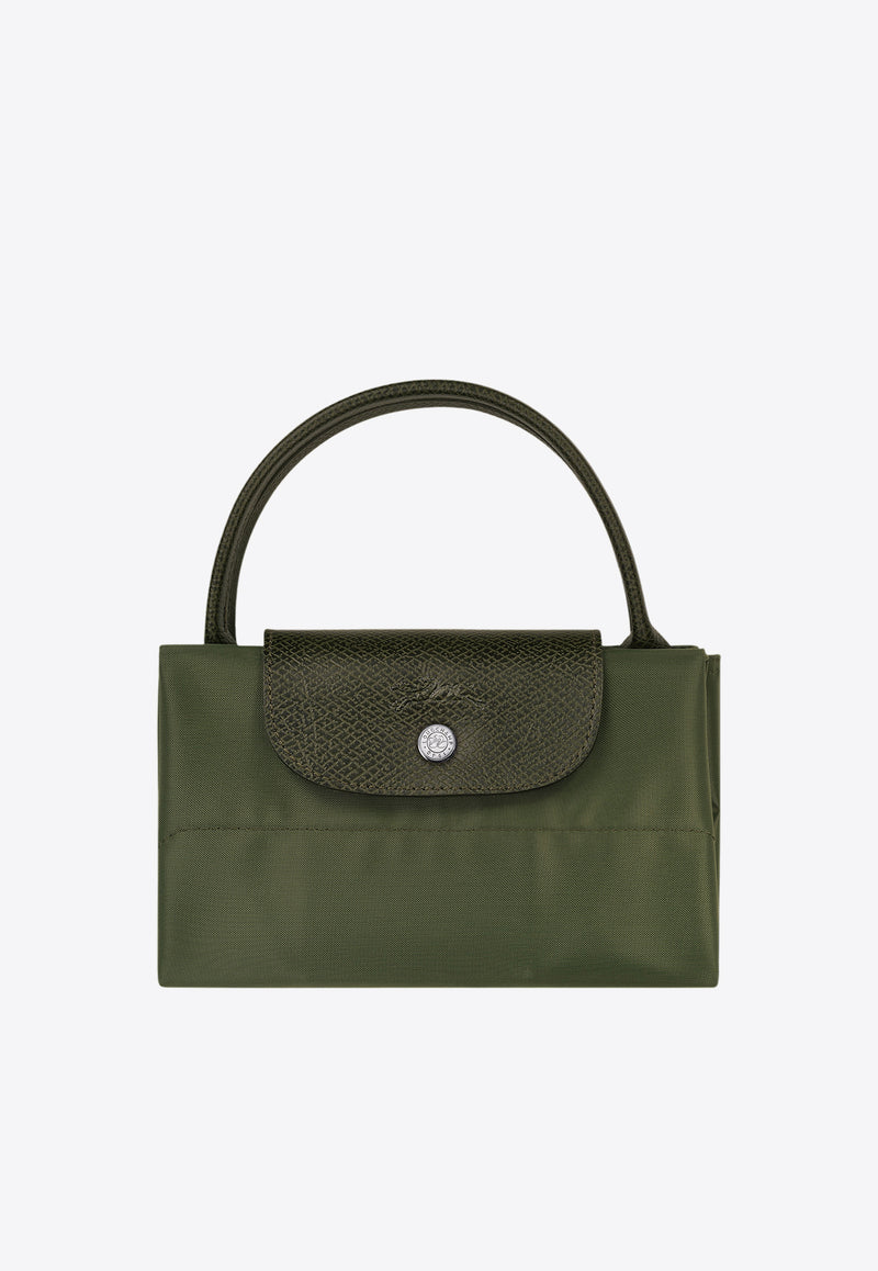 Longchamp Medium Le Pliage Canvas Tote Bag Green 10168919/Q_LONG-479