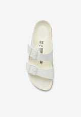 Birkenstock Arizona Leather Slides 1019046LE/O_BIRKE-WHT