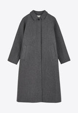 Skall Studio Mary Single-Breasted Wool Coat Gray 10195-24363GREY