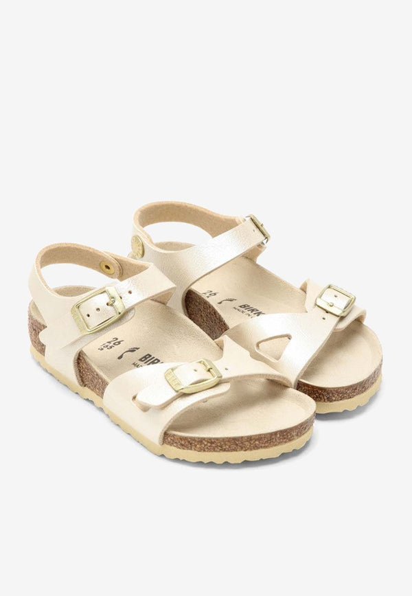 Birkenstock Kids Kids Rio Leather Slingback Sandals 1027418LE/O_BIRKE-PW