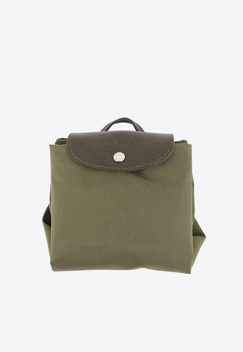 Longchamp Medium Le Pliage Canvas Backpack Green 10284919_479