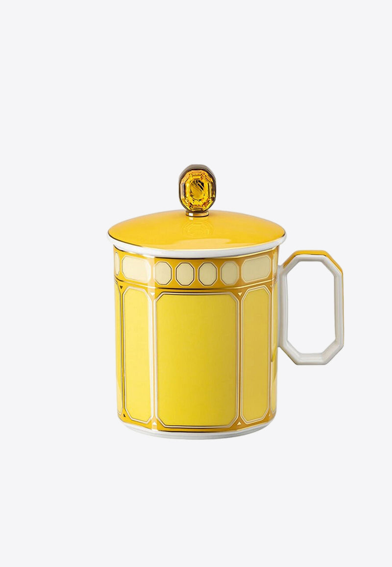 Swarovski X Rosenthal Signum Mug with Lid 10570-426352-15482 Yellow