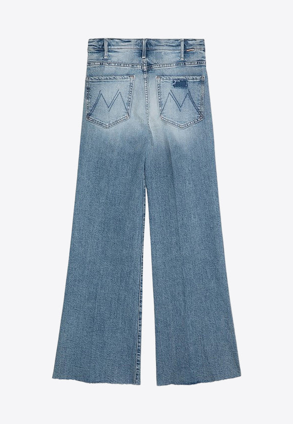 MOTHER The Hustler Roller Fray Wide Jeans Blue 10777-259CO/P_MOTH-ICO