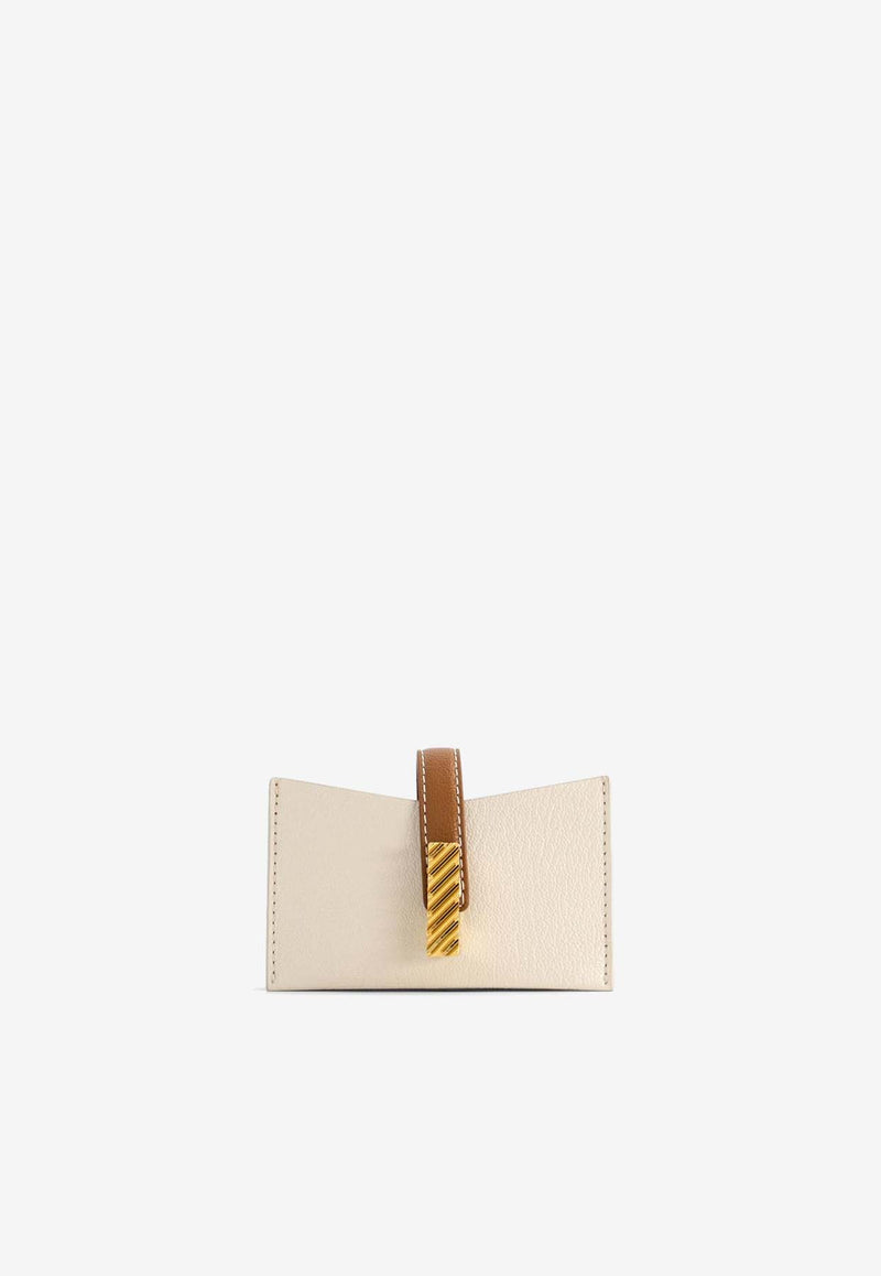 Mlouye Isla Leather Cardholder Ivory 11-017-154IVORY