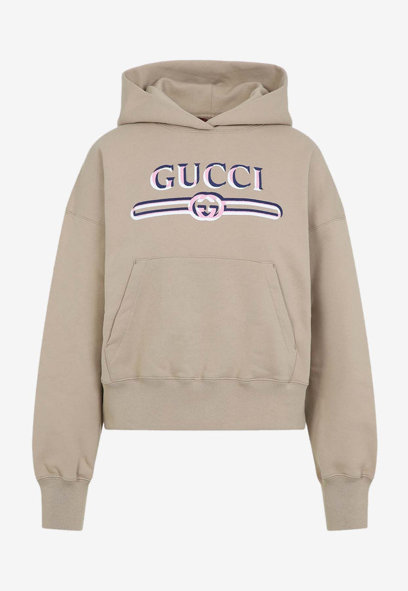 Logo Print Hooded Sweatshirt