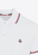 Logo-Patch Polo T-shirt